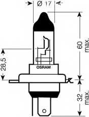 Spare Parts and Consumables - Автолампа_OSRAM_галоген_64193 60/55W12V OSRAM 64193