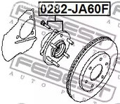 Spare Parts and Consumables - К-кт подшипника ступицы перед. Nissan Armada Ta60/Infiniti Qx56 (Ja60) 2003