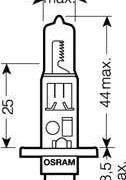 Photo Автолампа_OSRAM_галоген_64150ULT-HCB 55W12V OSRAM 64150ULTHCB