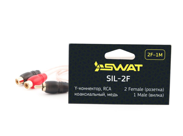Аксессуары и мультимедиа - Swat SIL-2F Y-коннектор 2M/1F