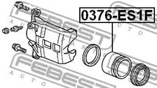 Spare Parts and Consumables - FEBEST_0376-ES1F поршень суппорта тормозного переднего Honda Civic EU/EP/ES