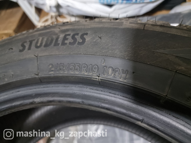 Tires - Продаю компл. зимних шин липучка Nitto 245×55×R19