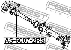 Spare Parts and Consumables - Подшипник шариковый 35x62x14 Renault, Mitsubishi, Nissan FEBEST AS60072RS