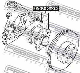 Spare Parts and Consumables - Ступица задняя Infiniti QX60 13> FEBEST 0282R52R