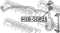 Spare Parts and Consumables - Втулка стабилизатора переднего №2S239350> Honda Jazz GD1/GE3 1.4i 02-08 FEB