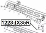 Запчасти и расходники - Тяга стабилизатора заднего правая Hyundai ix35/Sonata/Tucson, KIA Sportage/