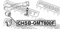 Spare Parts and Consumables - Втулка переднего стабилизатора d34 Buick Rainer 02-09 FEBEST CHSBGMT800F