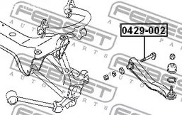 Spare Parts and Consumables - Болт с эксцентриком Mitsubishi Galant Ea 96-03 FEBEST 0429002