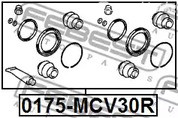 Spare Parts and Consumables - Рем.к-т дискового тормоза Toyota Caldina/Windom 01> FEBEST 0175MCV30R