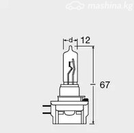 Запчасти и расходники - Лампа ORIGINAL LINE 1шт. (H9B) 12V 65W PGJY19-5 качество ориг. з/ч (ОЕМ) OS