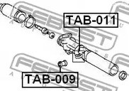 Spare Parts and Consumables - Сайлентблок рулевой рейки Toyota Land CruiserPrado 90 96-02 FEBEST TAB009